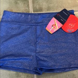 Danskin freestyle girls dance/gymnastics shorts